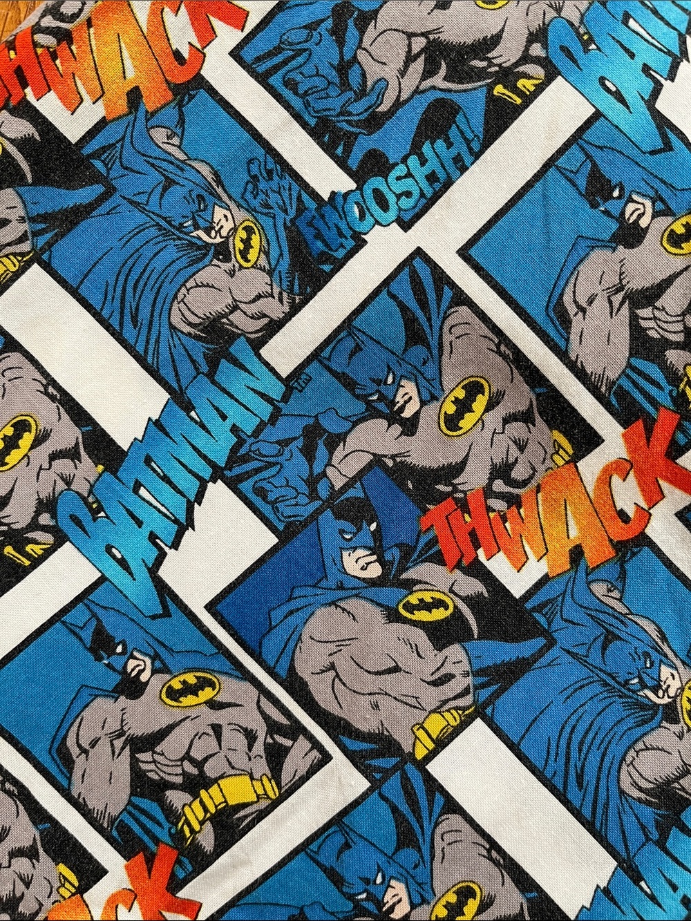 Handsewn DC Comics Batman Mini Skater Flare Circle Skirt 22” Elastic Waist - Picture 10 of 10